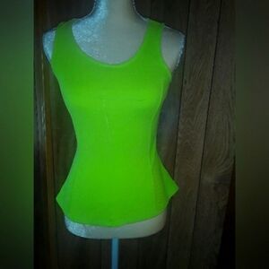 Women's Size Small Sleeveless Blouse Tight Fit LineUp Top